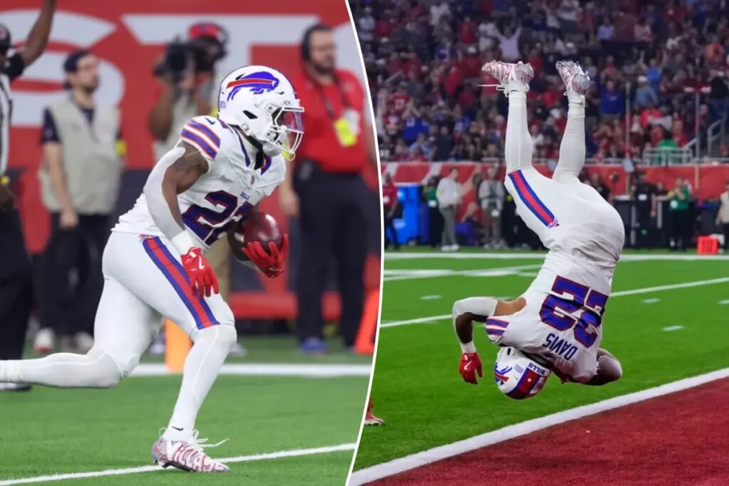 Bills' Ray Davis returns kickoff 97 yards for touchdown on birthday