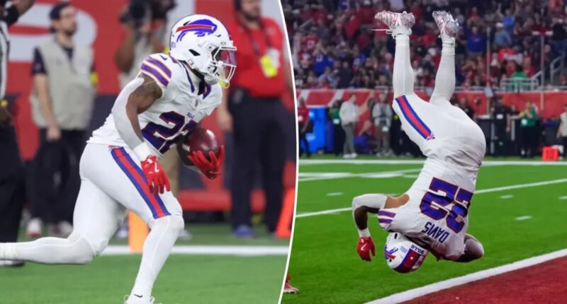 Bills' Ray Davis returns kickoff 97 yards for touchdown on birthday