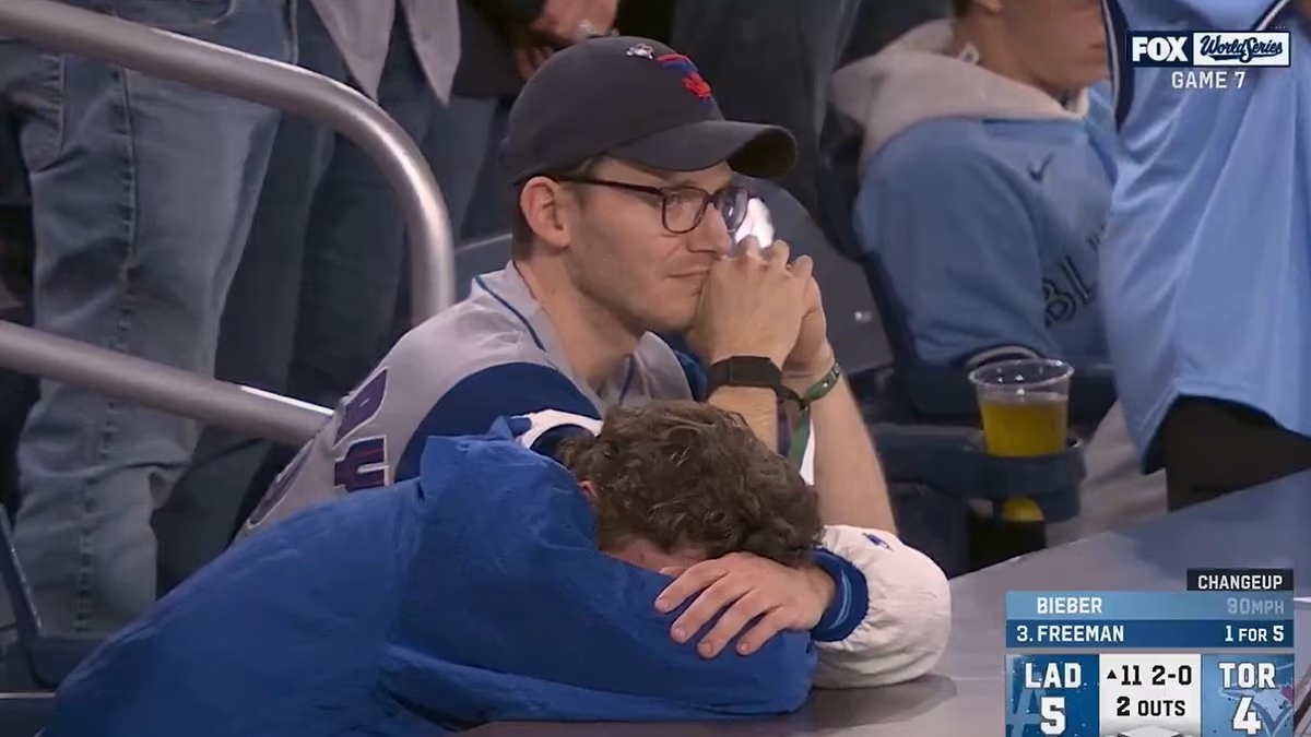 Blue Jays fans distraught after dramatic World Series loss to Dodgers