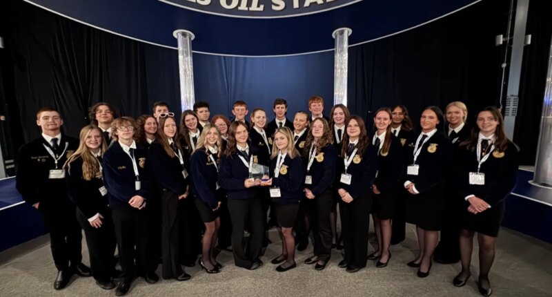 Blue Ridge FFA chapter recognized as top 10 in nation, receives highest rating