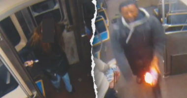 Blue city suspect with numerous prior arrests federally charged after allegedly setting woman ablaze on train