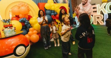 CHRIS BROWN AND AMMIKA HARRIS CELEBRATE SON AEKO TURNING SIX