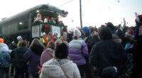 CSX Santa Train passes through Kingsport, spreads holiday cheer