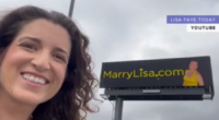 California woman launches 'Marry Lisa' billboards to find husband
