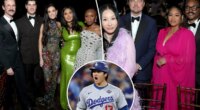 Celebs follow Dodgers win at black-tie gala co-chaired by Leo DiCaprio