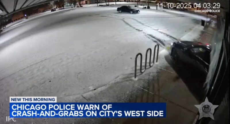 Chicago crime: Video shows crash-and-grab thieves slam stolen car into Garfield Park store; Humboldt Park shop also hit, CPD says