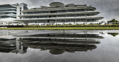Flemington Racecourse ahead of Melbourne Cup day in 2025.