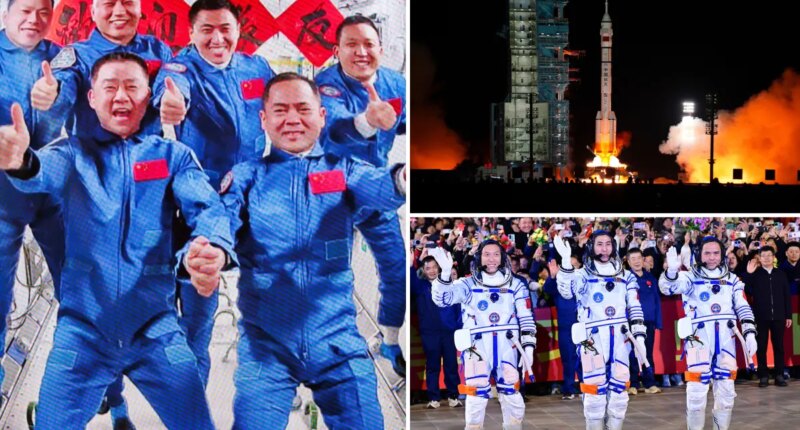 Chinese Shenzhou-20 astronauts begin return to Earth after debris struck spacecraft