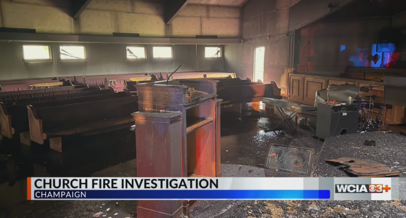 Church leaders believe Wednesday Champaign fire was targeted incident