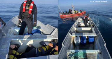 Coast Guard stops panga with 11 Mexican migrants near San Diego