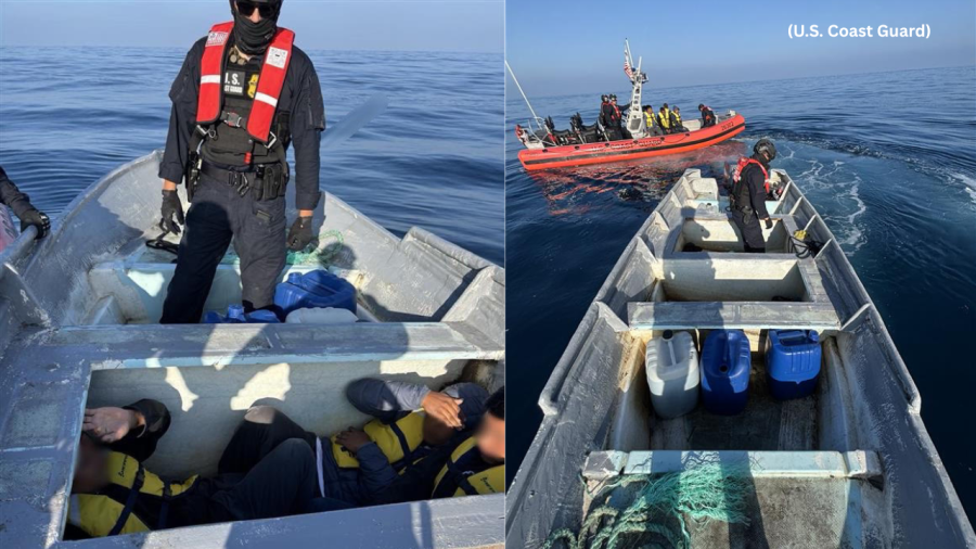 Coast Guard stops panga with 11 Mexican migrants near San Diego