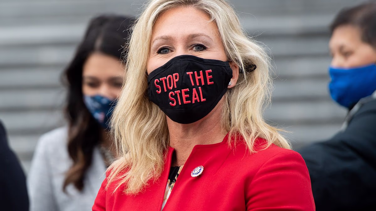 Coded QAnon message hidden in Majorie Taylor Greene's resignation