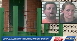 Couple tossed man, 62, over their 12-foot balcony: Police