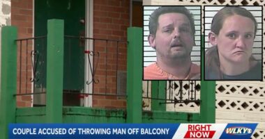 Couple tossed man, 62, over their 12-foot balcony: Police