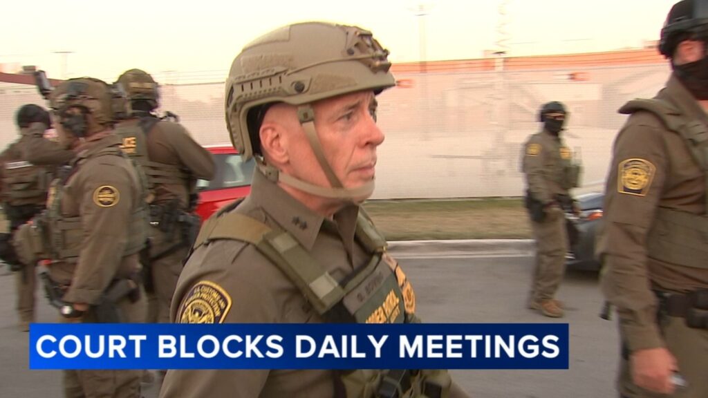 Court says Greg Bovino, Border Patrol commander, won't have to brief Judge Sara Ellison Chicago immigration operations