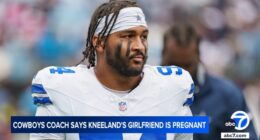 Cowboys to support Marshawn Kneeland pregnant girlfriend, unborn child 'for the rest of their lives'