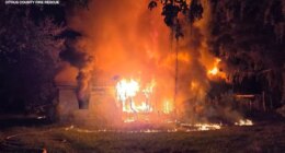 Crews battle huge fire at vacant home in Crystal River, second fire at nursing facility