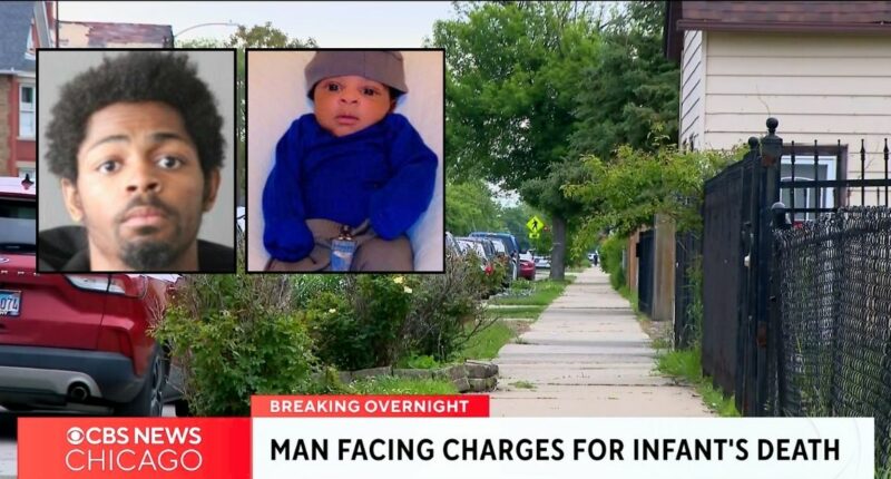 Dad propped up slain baby in stroller, gave him to mom: Cops