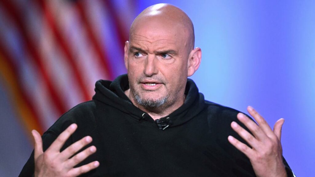 Democratic Sen. John Fetterman hospitalized after fall