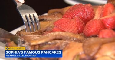 Dishing With Diane: Sophia's Famous Pancakes off of I-65 in Merrillville, Indiana