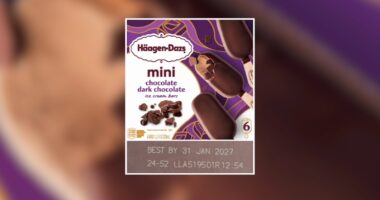 Dreyer's Grand Ice Cream voluntarily recalls some Häagen-Dazs mini bars for undeclared wheat, company says