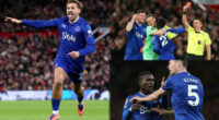 EPL: Everton stun Man United with stunning 10-man win at Old Trafford