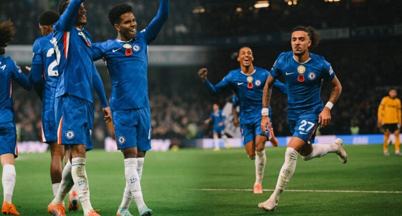 EPL: Garnacho shines as Chelsea close gap on Arsenal with 3-0 win against Wolves