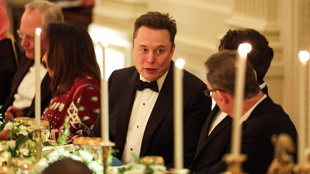Elon Musk makes explosive remark at Trump's Saudi banquet