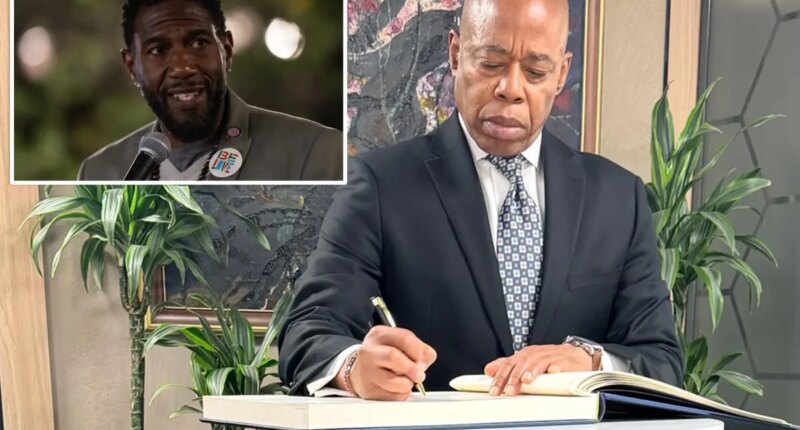 Eric Adams shades rival while on overseas jaunt over threats he'll take over as NYC mayor