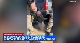 Evanston protest today: Police investigating after feds arrest 3 US citizens during immigration op at Asbury, Oakton, mayor says