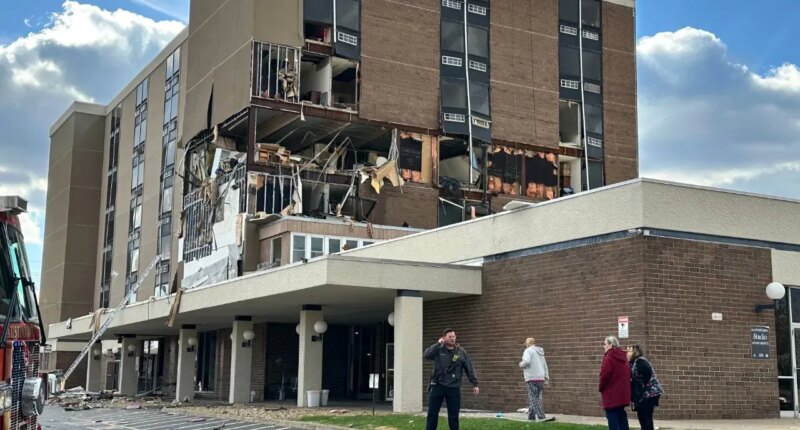 Explosion rocks senior living apartment building in Ohio, multiple people injured