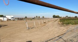 FILE - La Catedral Arena horse race track in Wilder, Idaho is seen in Oct. 22, 2025, three days after the FBI and other law enforcement agencies raided the property as part of a gambling investigation. (AP Photo/Rebecca Boone, File)