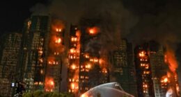 Fire Consumes Hong Kong Residential High-Rises, Death Toll at 13 and Rising
