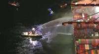 Fire on ship docked at Port of Los Angeles prompts evacuation of crew, officials say