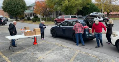 First Baptist Church in Erwin hosts food box distribution