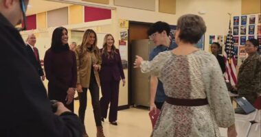 First lady in NC | Melania Trump and Usha Vance make early holiday visit with North Carolina military families