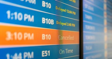 Flight reductions increase to 6% on Tuesday
