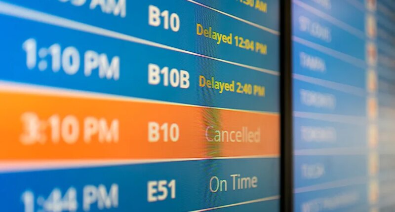 Flight reductions increase to 6% on Tuesday