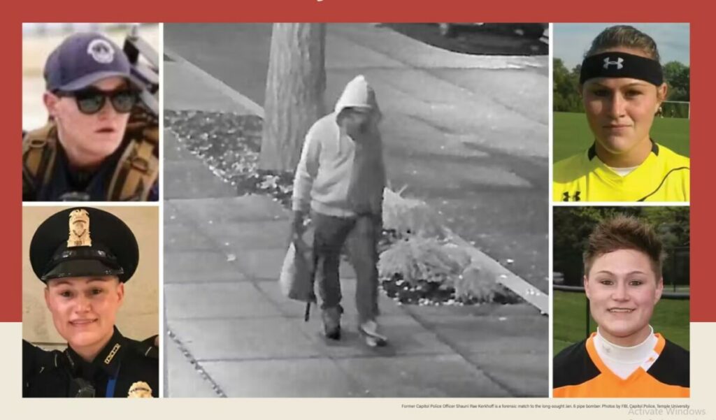Former Capitol Police Officer Shauni Kerkhoff Linked to January 6 Pipe Bombs
