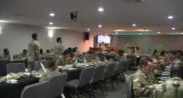 Fort Gordon trainees assigned to installation for Thanksgiving receive holiday meal from local church