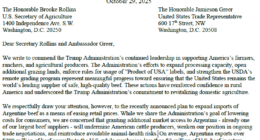 GOP lawmakers question 'long-term fairness' of trade boost to Argentinian beef