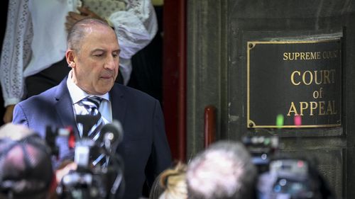 Tony Mokbel leaves the Victorian Court of Appeal today.