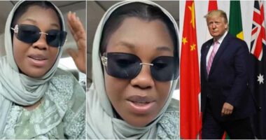 “Give us free visa to America, instead of military action” – Lady begs Trump