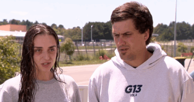 Samantha Petrevski and Daniel Sperandio were driving on Donnybrook Road, Donnybrook just after 9pm on November 13 when they came across a car that had mounted a road barrier and rolled.