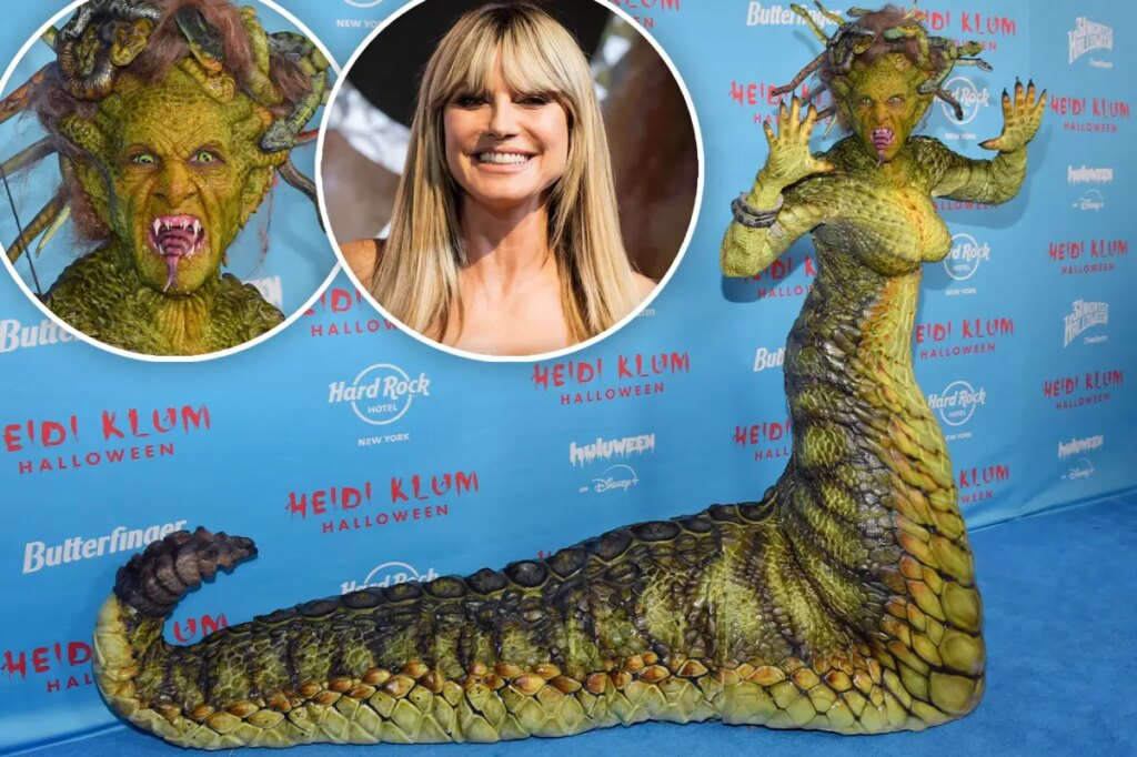 Heidi Klum unveils wild Medusa costume at her Halloween 2025 party