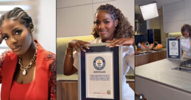 Hilda Baci Sets Another Record, Receives Second Guinness Plaque For Culinary Feat
