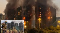 Hong Kong firefighters make final search for survivors after devastating apartment tower blaze kills 94