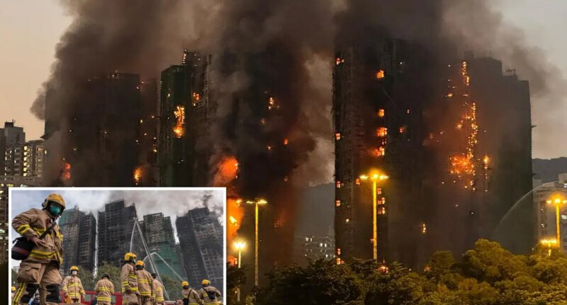 Hong Kong firefighters make final search for survivors after devastating apartment tower blaze kills 94