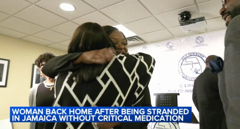 Hurricane Melissa Jamaica: Trinette Britt-Johnson, of Rich Township, IL, returns home after days without kidney transplant meds
