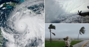 Hurricane Melissa NOAA recorded record breaking 252 mph wind reading during category 5 storm